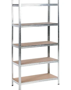 Zestaw 2 regałów magazynowych XITTA Metal 180 cm 90 cm Srebrny